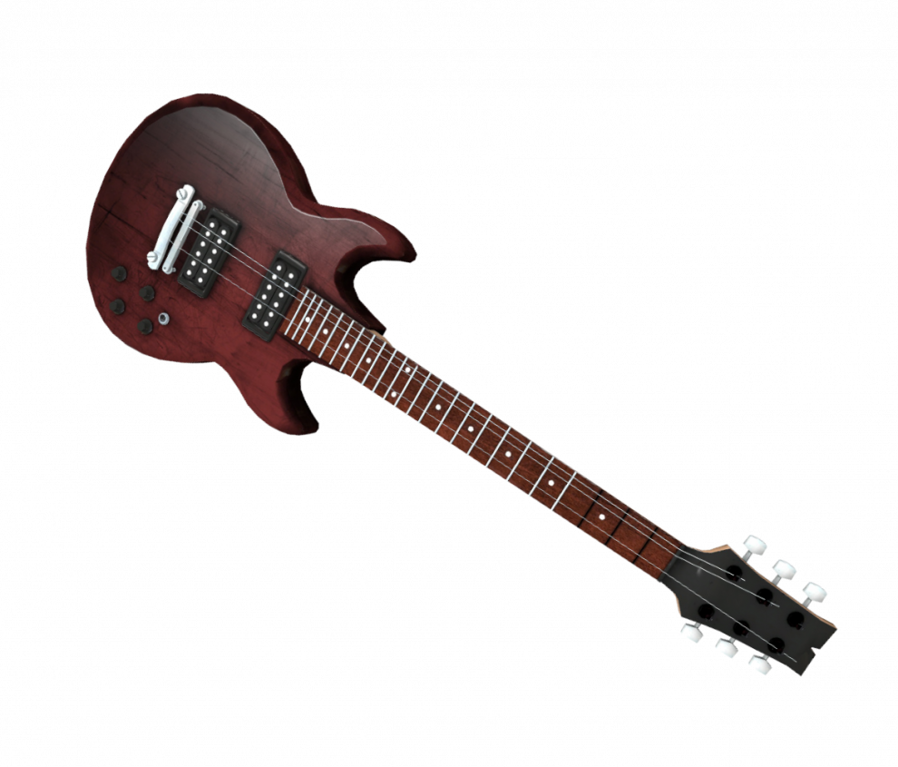 Electric Guitar Instrument No Background