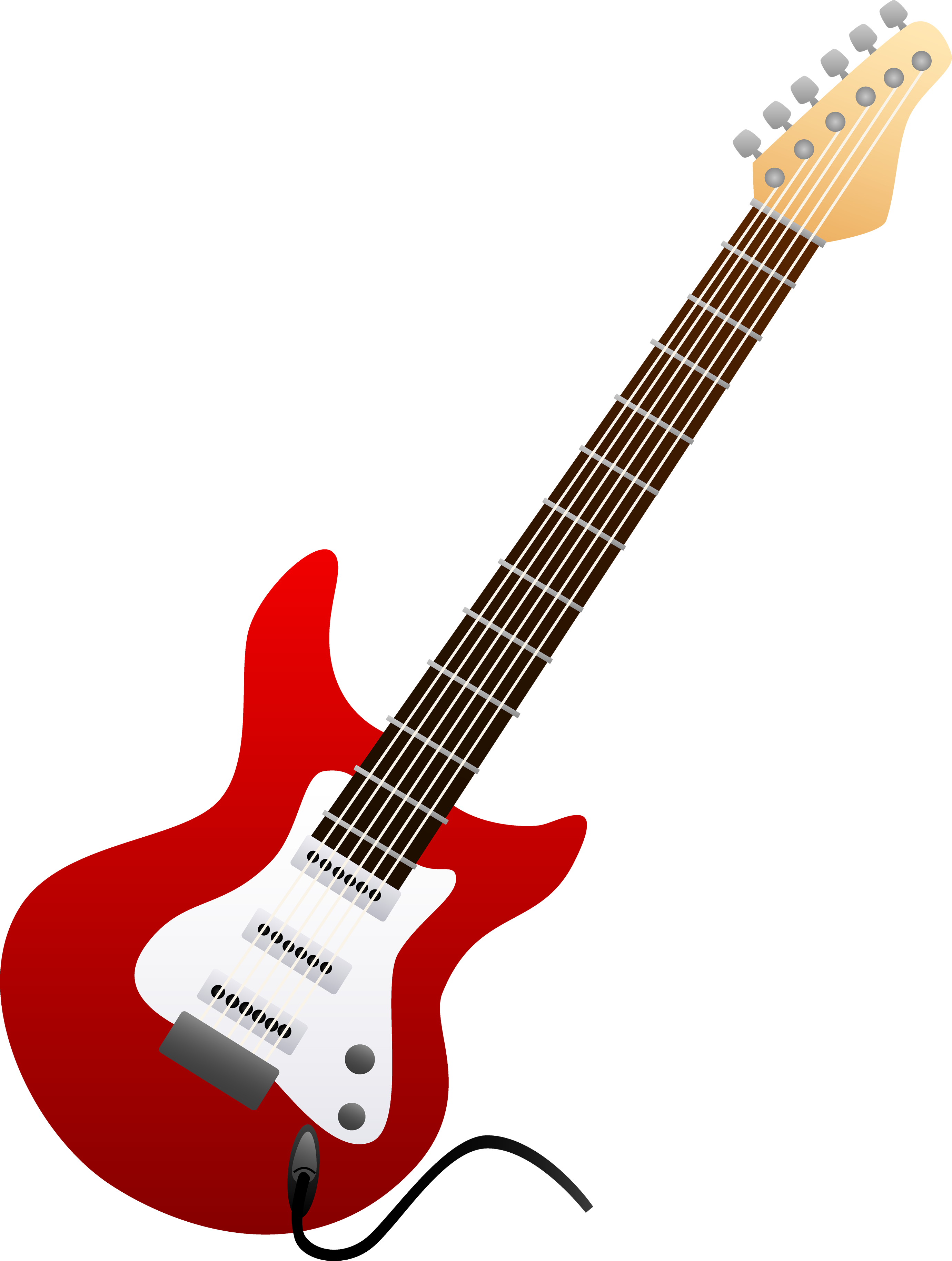 Electric Guitar Instrument PNG File