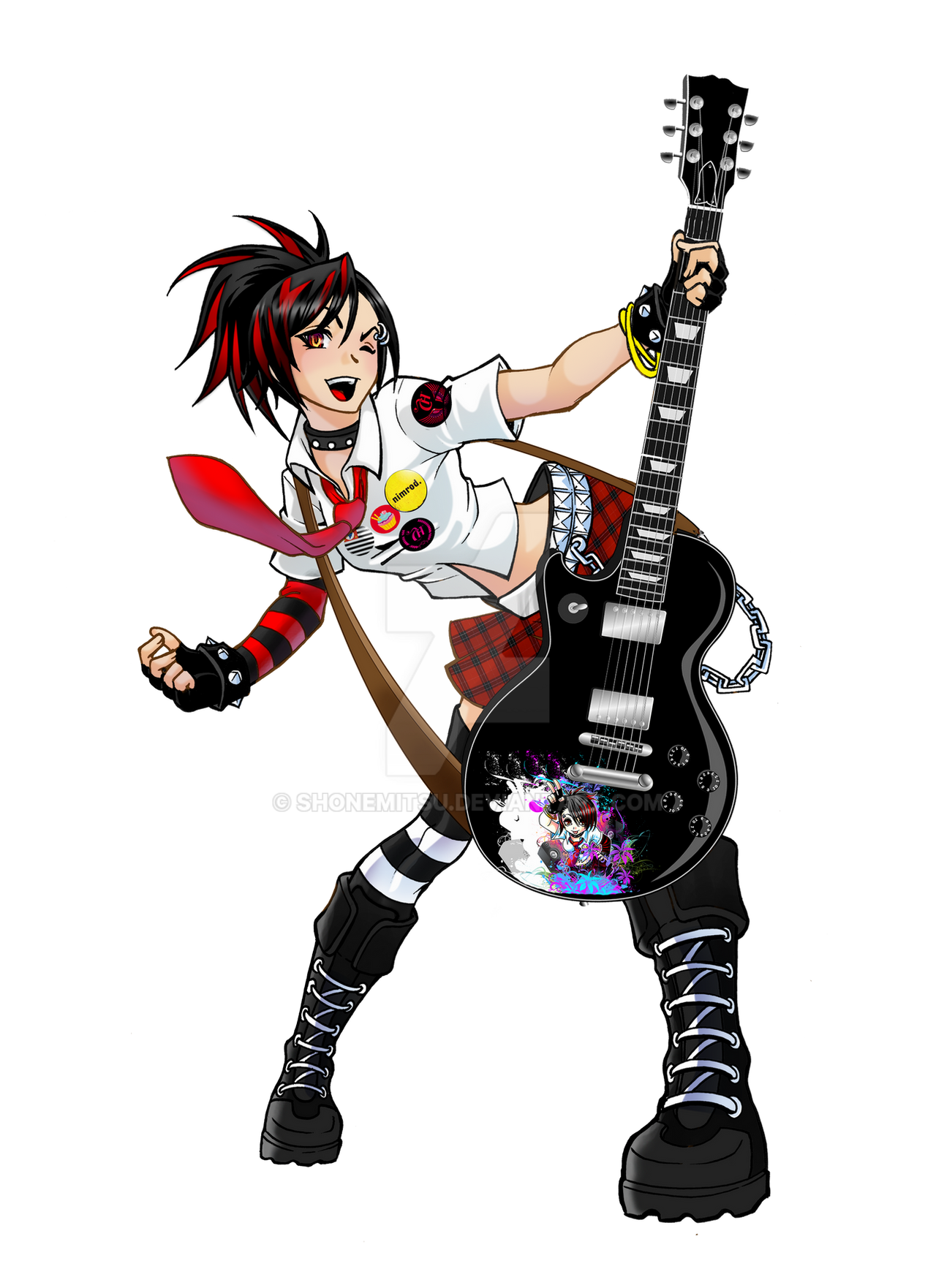 Electric Guitar Instrument PNG Pic