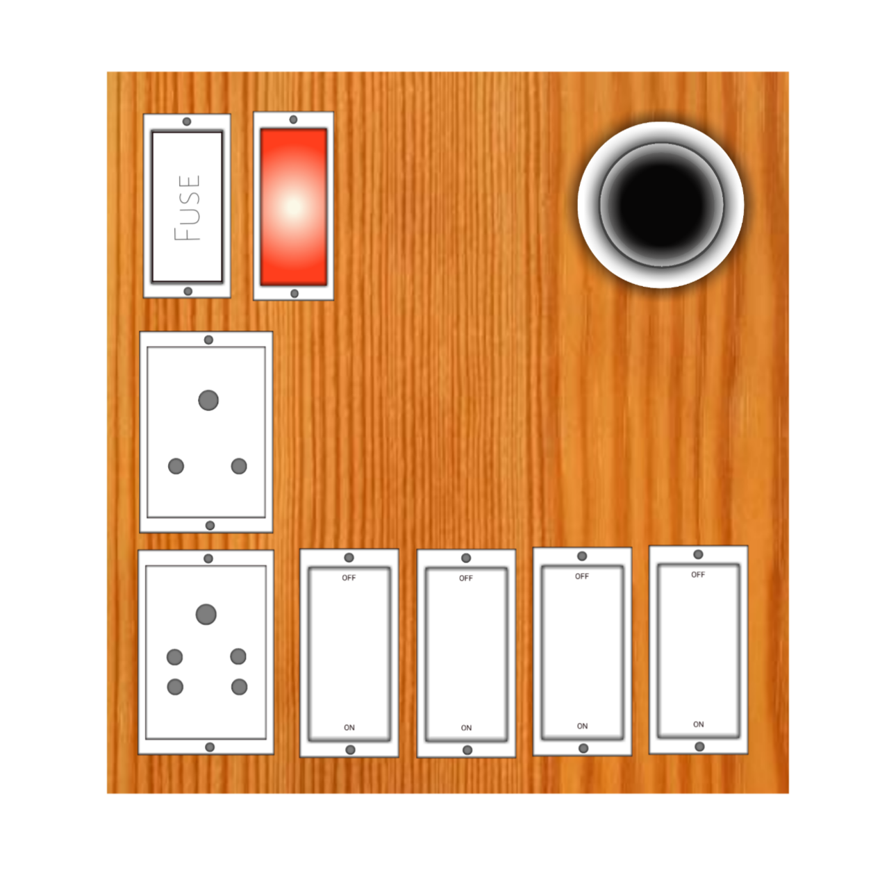 Electrical Switch Power PNG Cutout
