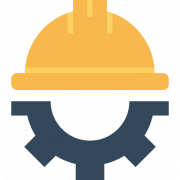 Engineer Helmet Construction PNG Image