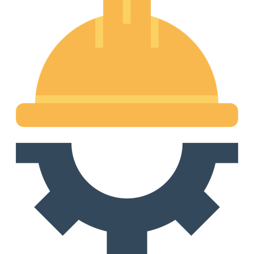 Engineer Helmet Construction PNG Image