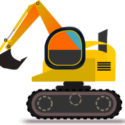 Bulldozer di escavatore