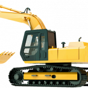 Excavator Bulldozer PNG cutout