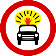 Explosive Sign PNG Images HD