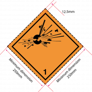Explosive Sign Vector