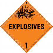 Vector de signo explosivo PNG Clipart