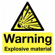 Explosive Sign Vector PNG รูปภาพฟรี