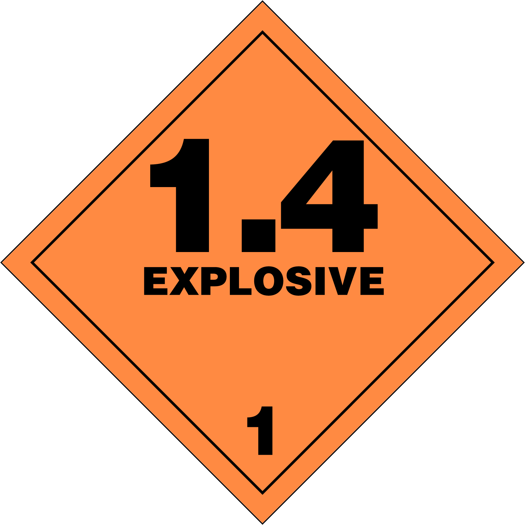 Explosive Sign Vector PNG Image File