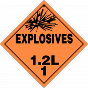 Explosive Sign Vector PNG Photo