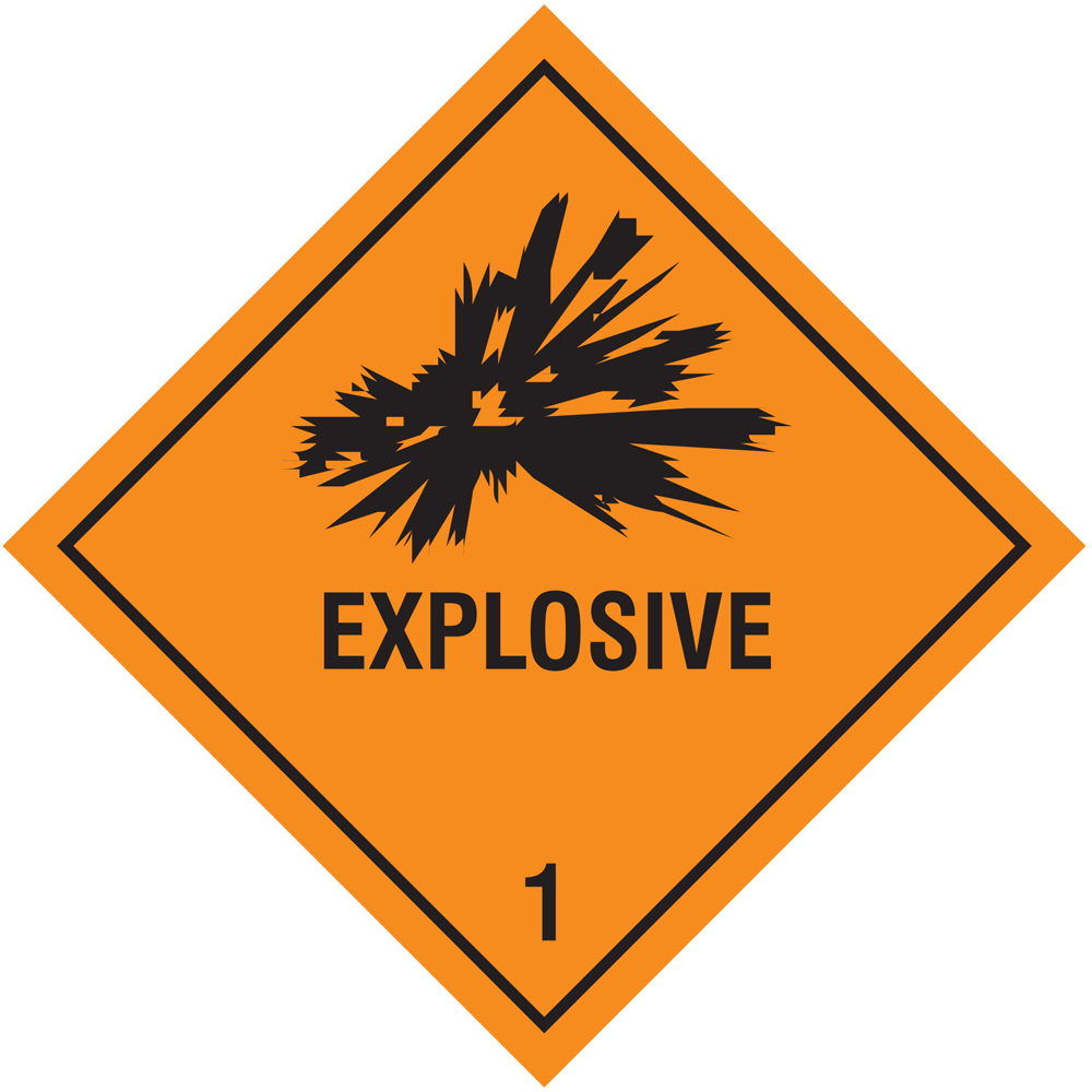 Explosive Sign Vector PNG