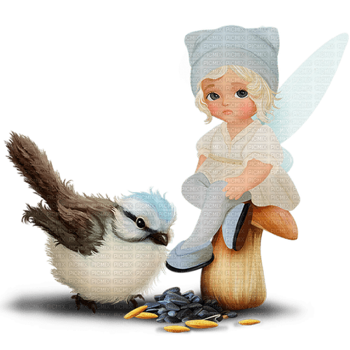 Fairy Bird PNG Clipart