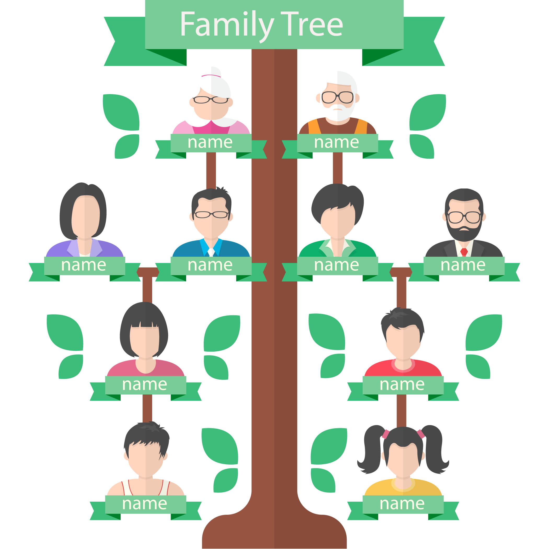Family Generation PNG File