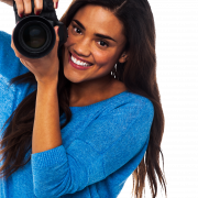 Female Photographer PNG Image