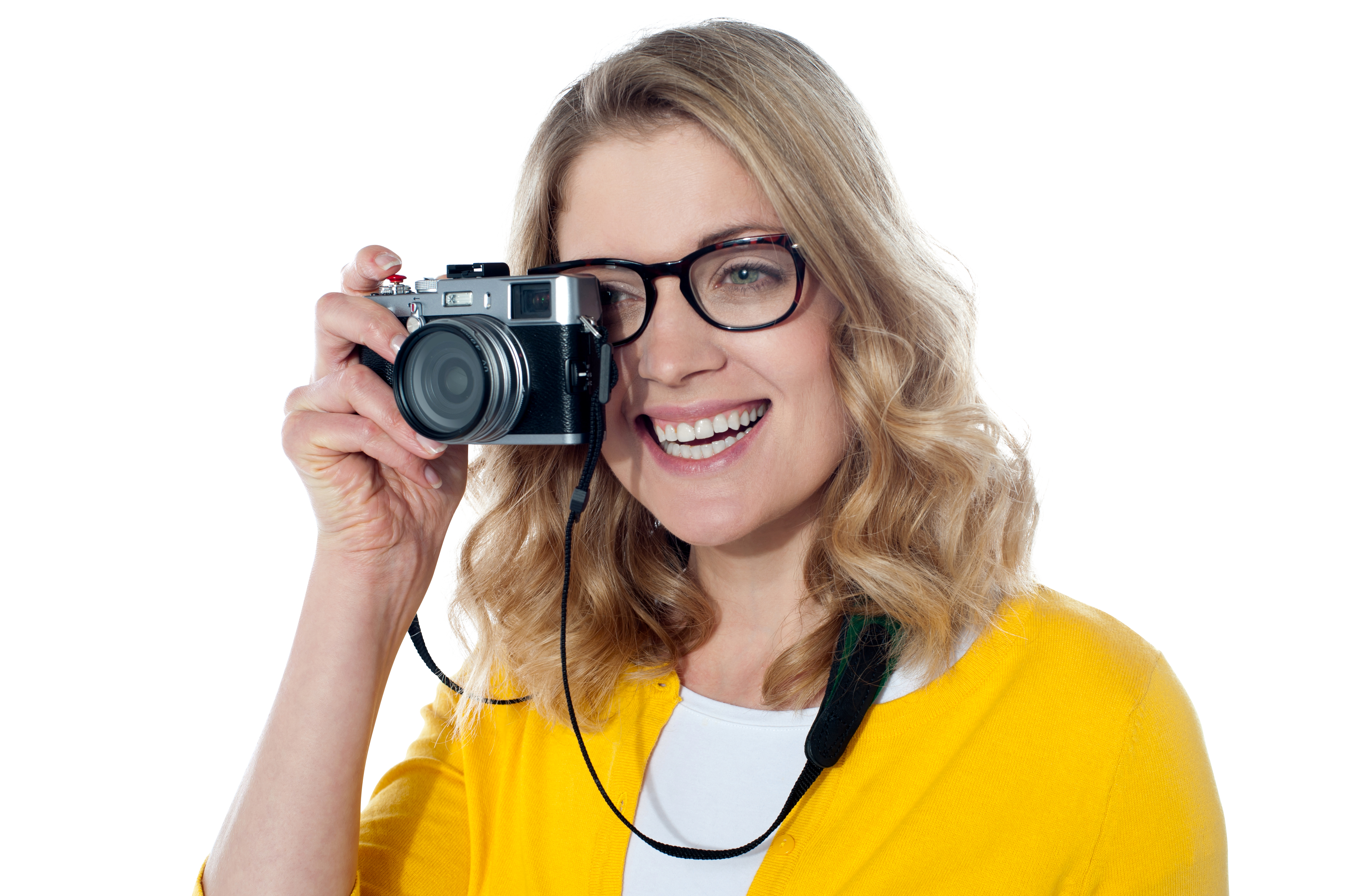 Female Photographer PNG Photo