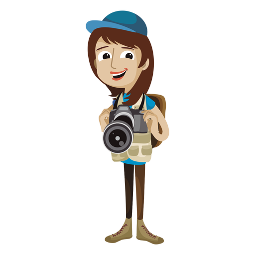 Female Photographer PNG