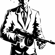 Gangster Vector PNG HD Image