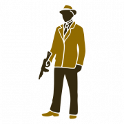 Gangster Vector PNG -afbeelding