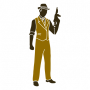Gangster Vector PNG Picture