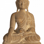 Gautama Buddha Meditation PNG Cutout