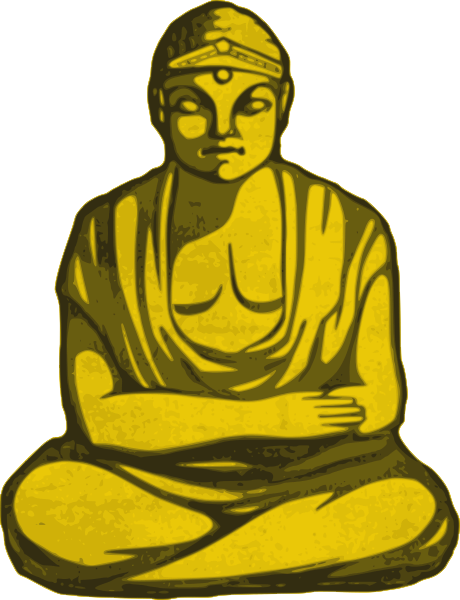 Gautama Buddha Meditation PNG HD Image
