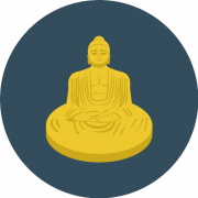 Gautama Bouddha Images de méditation PNG
