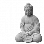 Gautama Bouddha sans fond
