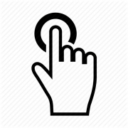 Gesture Click PNG Cutout