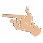 Gesture Finger PNG Pic