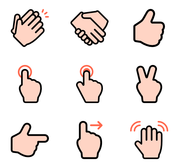 Gesture Hand PNG Image HD