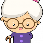 Nonna felice png clipart