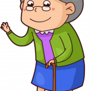 Büyükanne Mutlu Png Image HD