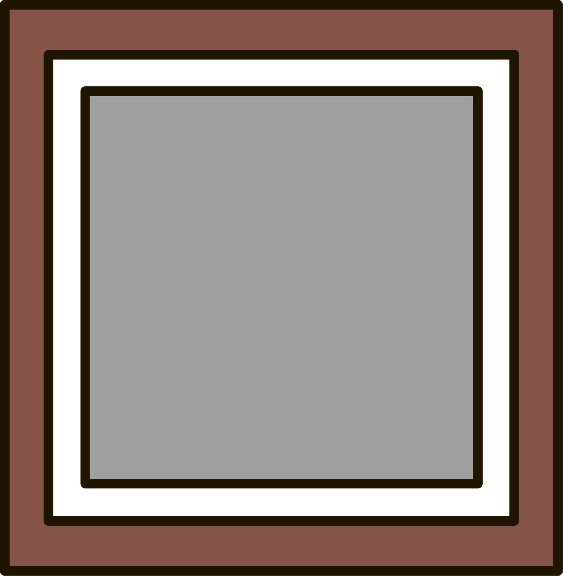Gray Frame PNG Background
