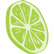 PNG de citron vert vert