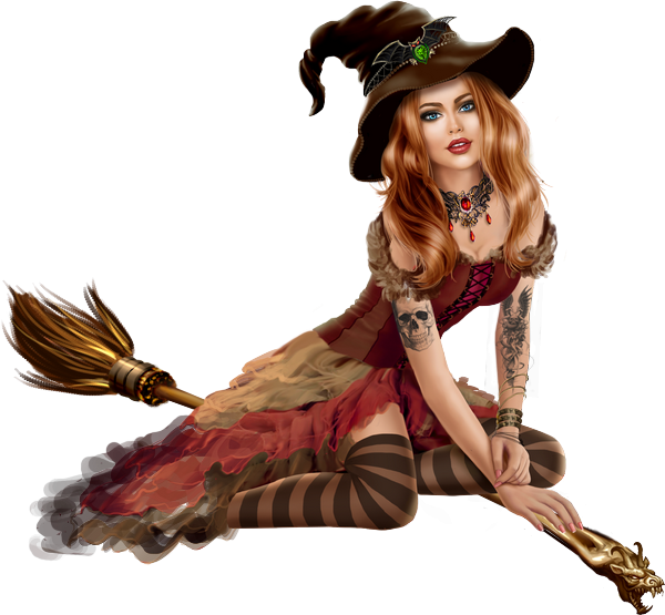 Halloween Witch PNG Image