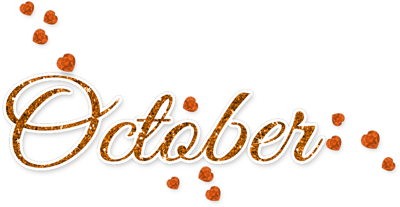 Hello October PNG Image