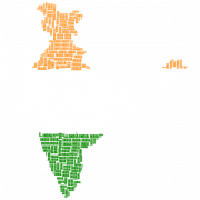 India kaart PNG