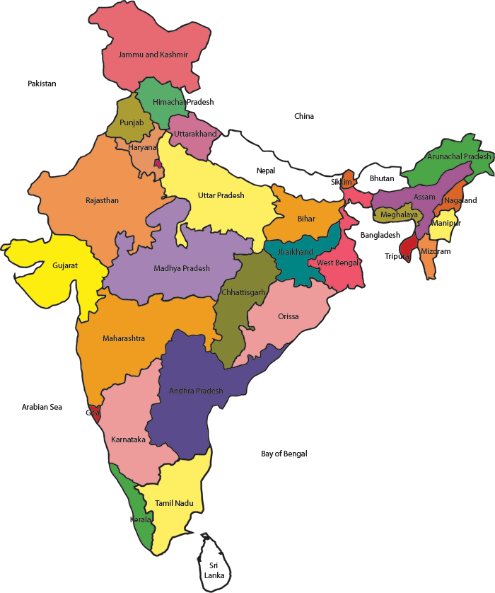 India Map PNG Image HD