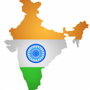 Índia mapa png foto