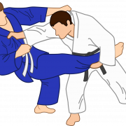 Judo Martial Arts PNG Cutout