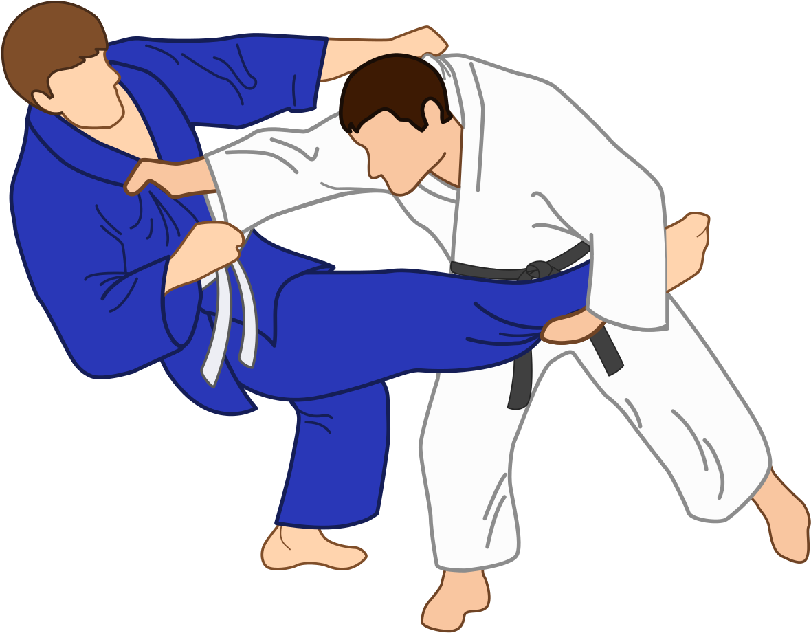 Judo Martial Arts PNG Cutout
