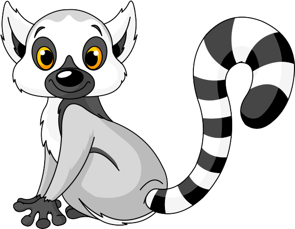 Lemur Vector PNG Image