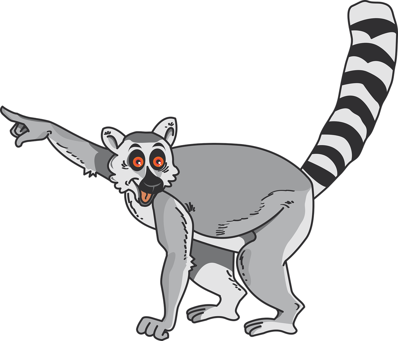 Lemur Vector PNG Photos