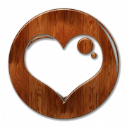 Love Wood PNG HD -afbeelding