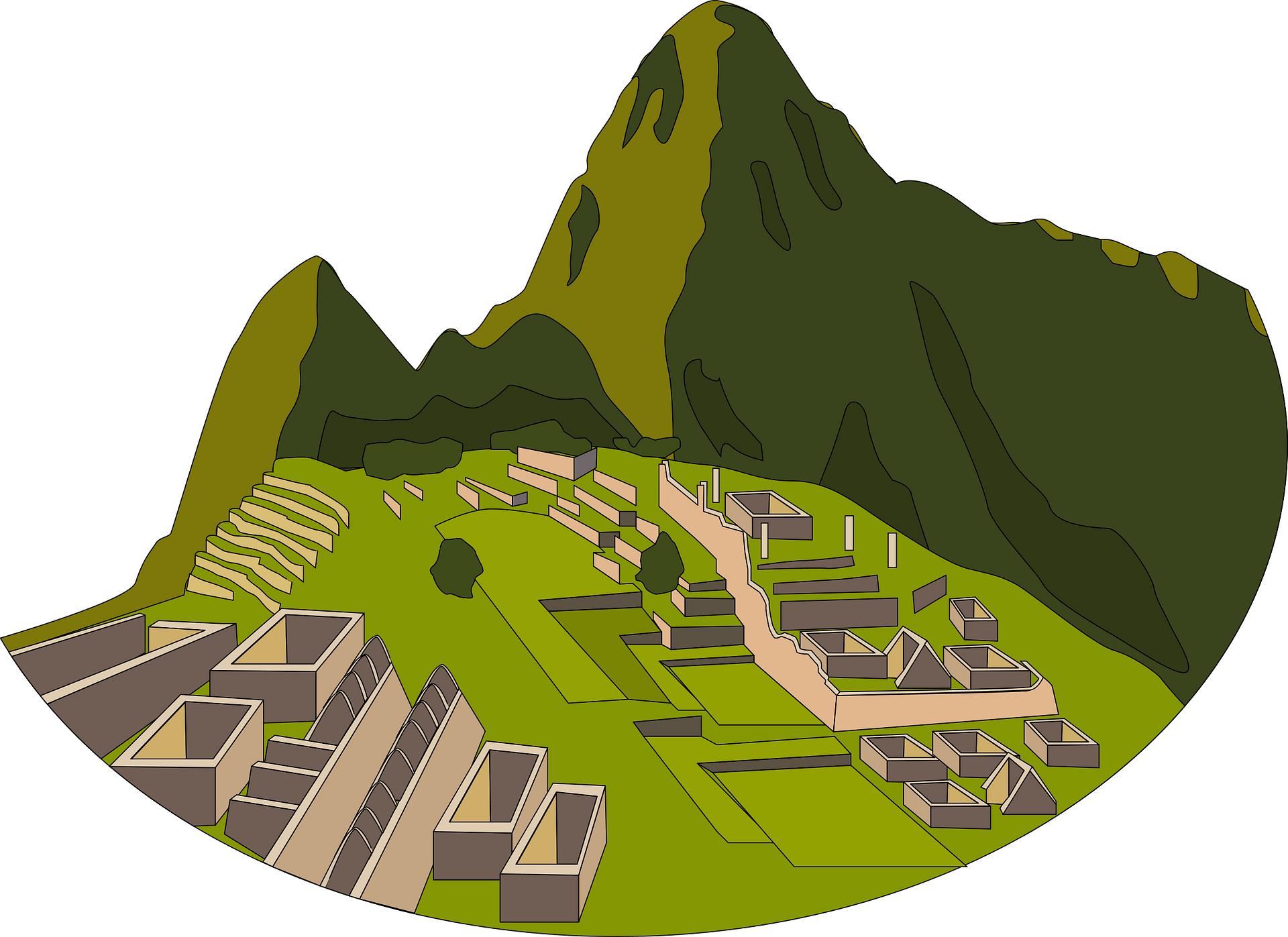 Machu Picchu Background PNG