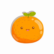 Mandarin Orange PNG Bild