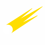 Meteor -Komet transparent