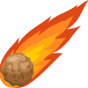 Meteor vallen PNG -afbeelding