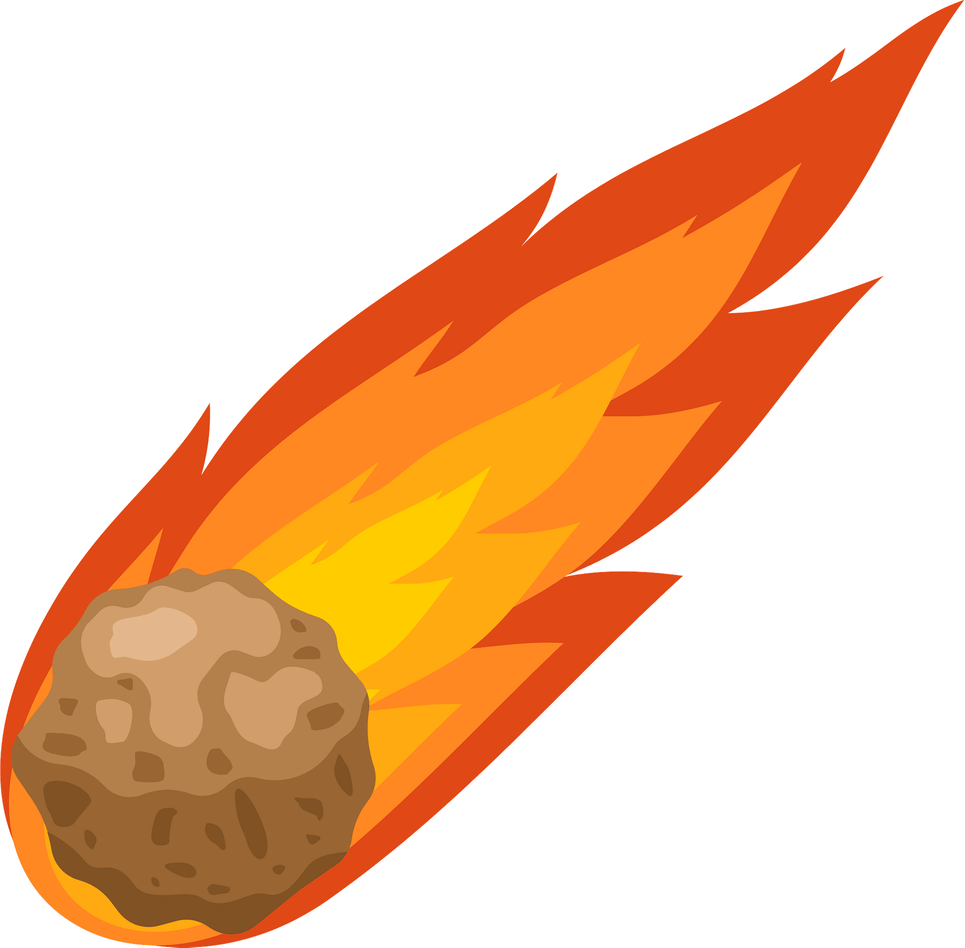 Meteor Falling PNG Image