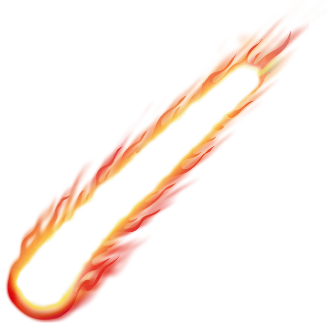 Meteor PNG HD -Bild